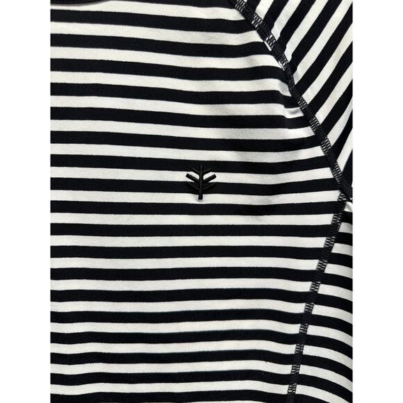 Coolibar UPF 50+ UV Protection Women S Striped SS Tee Shirt Top Outdoors - Picture 3 of 7